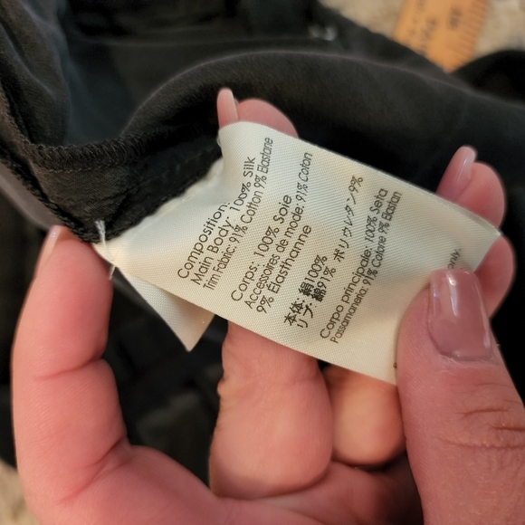 3.1 Phillip Lim black silk ruched joggers - Picture 11 of 14